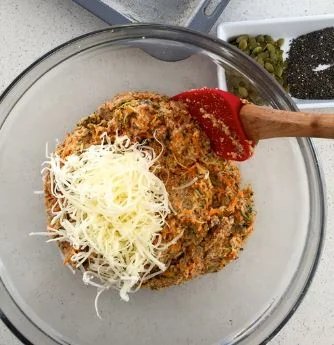 Savoury Biocheese, Zucchini and Carrot Loaf