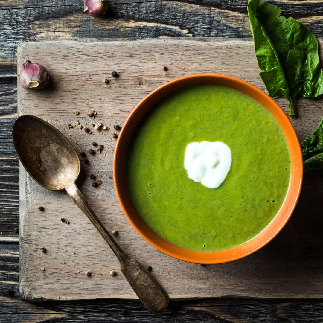 Spinach And Zucchini Soup